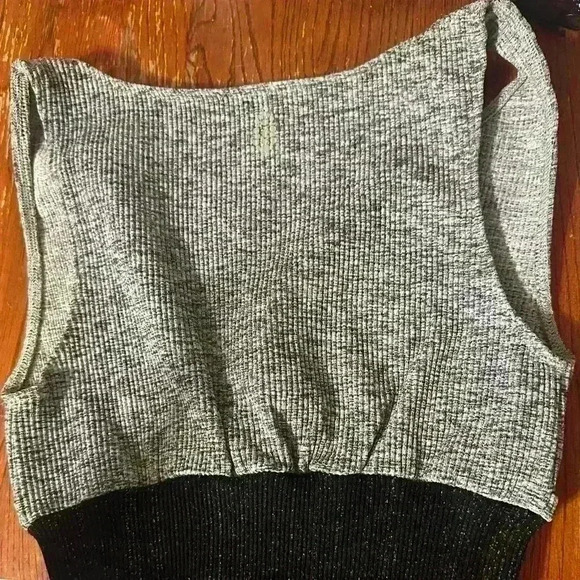 Free People Sports Yoga Bra - Small  Heather Grey Shakti Seamless NWOT MSRP $48 - Picture 4 of 5